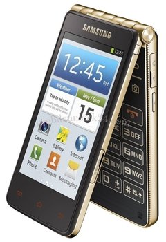 celular de abrir e fechar, Samsung Galaxy Golden GT-i9230, processador mediano de 1.7Ghz Dual-Core, Bluetooth Versão 4.0, Android 4.2.2 Jelly Bean, Quad-Band 850/900/1800/1900 - comprar online
