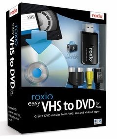 Conversor de Fitas Vhs Para DVD Roxio Easy For Mac