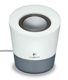Caixa de Som Logitech Z50 Branca, 10W de Potência, Entrada de Áudio 3.5Mm, Plug-And-Play - comprar online