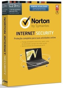 Norton Internet Security - 3 Usuários - PC