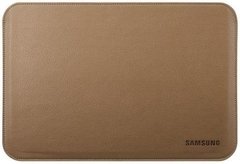 Capa Protetora Em Couro Pocket Marrom Para Samsung Galaxy Tab 10.1
