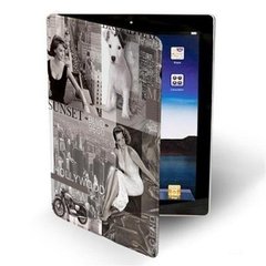 Capa Protetora Folio Akashi Hollywood Alteid103802 Para iPad 2, Novo iPad e iPad 4a Geração