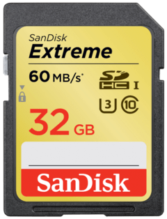 Cartão de Memória Sandisk(TM) Extreme® SDHC Uhs-I 32Gb Classe 10