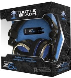 Fone de Ouvido Com Fio Turtle Beach Ear Force Z6a Para PC