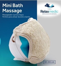 Hidromassageador mini massager bath prova d'agua rm-mm1109 - relaxmedic - 1 unidade - Infotecline