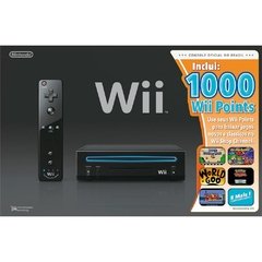 Console Nintendo Wii Black Core Com Wii Point Card 1000 Pontos na internet