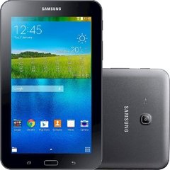 Tablet Samsung Galaxy Tab 3 Lite SMT111M Preto com Tela 7" Wi-Fi, 3G, 8GB, Processador Dual Core de 1.2GHz, Câm. 2MP, AGPS, Bluetooth e Android 4.2