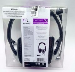 Headset Profissional Big Multilaser Ph031 Preto - comprar online