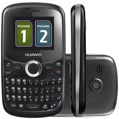 Celular Desbloqueado Huawei G6005 com teclado QWERTY, Dual Chip, Câmera VGA, MP3 Player, Rádio FM e Fone de Ouvido