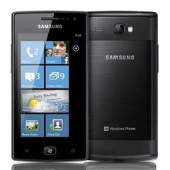 celular Samsung Omnia W GT-i8350, Bluetooth e rádio FM , SMS (T9), MMS, E-mail, Push mail Quad-Band 850/900/1800/1900
