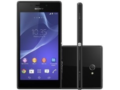 Smartphone Sony Xperia M2 Aqua Preto D2403 Android 4.4, cam 8 mp quad-core 1.2 ghz