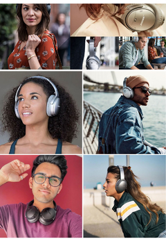 Fone de ouvido sem fio Bose QuietComfort 35 II QC35 Bluetooth com cancelamento ativo de ruído - loja online