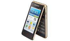 celular de abrir e fechar, Samsung Galaxy Golden GT-i9230, processador mediano de 1.7Ghz Dual-Core, Bluetooth Versão 4.0, Android 4.2.2 Jelly Bean, Quad-Band 850/900/1800/1900 na internet