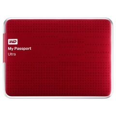 Hd Externo Portátil Western Digital My Passport Ultra 1Tb Usb 3.0 Wdbzfp0010Brd Vermelho