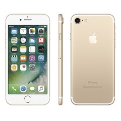 Iphone 7 32GB Dourado Tela 4.7" IOS 10 4G Câmera 12MP, processador de 2.34Ghz Quad-Core, Bluetooth Versão 4.2, Quad-Band 850/900/1800/1900