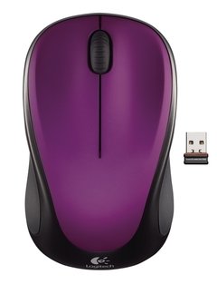 Mouse Sem Fio Logitech M317 Vivid Violet 910-003246 3 Botões, Até 10 Metros de Alcance, Porta USB - comprar online