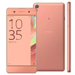 Celular Sony Xperia XA Dual F3116, Laranja processador de 2Ghz Octa-Core, Bluetooth Versão 4.1, Android 6.0.1 Marshmallow, Quad-Band 850/900/1800/1900