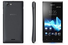 Smartphone Sony Ericsson XPeria J ST26a Preto, Android 4.0, TouchScreen, Câmera de 5Mp, Bluetooth, Wi-Fi, Rádio, Office, MP3 - Infotecline