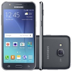 Smartphone Samsung Galaxy J5 SM-J500M/DS Duos Preto com Dual chip, Tela 5.0", 4G, Câmera 13MP, Android 5.1 e Processador Quad Core de 1.2 Ghz