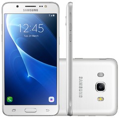 Smartphone Samsung Galaxy J5 Metal SM-J510MN/DS, Quad Core 1.2Ghz, Android 6.0, Tela 5.2, 16GB, 13MP, 4G, Dual Chip, Desbl - Branco