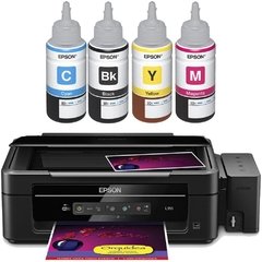 Multifuncional Epson L355 Tanque de Tinta Wi-fi, Entrada Usb, Impressora, Copiadora e Scanner - comprar online