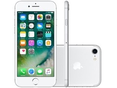 IPHONE 7 APPLE COM 256Gb BRANCO, TELA RETINA HD DE 4,7" COM 3D TOUCH, IOS 10, SENSOR TOUCH ID, CÂMERA 12MP, RESISTENTE À ÁGUA, WI-FI, 4G E NFC - PRETO MATTE