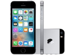 iPhone SE Apple com 16GB, Tela 4", iOS 9, Sensor de Impressão Digital, Câmera iSight 12MP, Wi-Fi, 3G/4G, GPS, MP3, Bluetooth CINZA ESPACIAL - comprar online