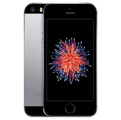 iPhone SE Apple com 16GB, Tela 4", iOS 9, Sensor de Impressão Digital, Câmera iSight 12MP, Wi-Fi, 3G/4G, GPS, MP3, Bluetooth CINZA ESPACIAL - Infotecline
