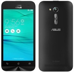 Smartphone Asus Zenfone Go Dual 8GB ZB452KG preto Android 5.1 Lollipop, Memória Interna 8GB