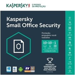 Kaspersky Small Office Security - 10 Desktops + 1 Servidor - 1 Ano