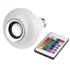 Lâmpada de LED Musical bluetooth, RGB, Bi-volt WJ-L2 - comprar online