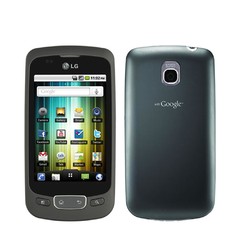 Celular LG P500 Preto c/ Câmera 3.2MP, Wi-Fi, Android 2.2, 3G, Bluetooth, Rádio FM, MP3, Fone de Ouvido e Cartão 2GB