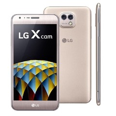 SMARTPHONE LG X CAM K580 DOURADO DUAL CHIP, 4G, TELA FULL HD 5,2", DUAL CÂMERA 13MP/5MP + FRONTAL 8MP, OCTA-CORE, 2GBRAM, 16 GB, ANDROID 6.0