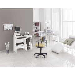 Mesa Para Computador Patrimar Marina Com 1 Gaveta Branco - comprar online