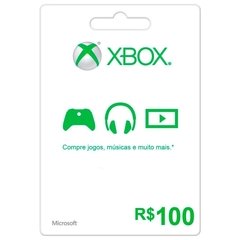 Cartão Live Xbox R$ 100,00