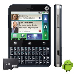 Motorola Mb502 Motoblur C/ Android 2.1, Touchscreen, Wi-fi, Foto 3.15 Mpx, Gps, 1 Core 600 MHZ, Quad Band (850/900/1800/1900) - comprar online