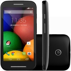 Motorola Moto E DTV Colors XT-1025 Preto, Dual Chip, TV Digital, Android 4.4, Proc Dual Core, tela 4.3", Câmera 5MP