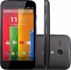 Smartphone Motorola Moto G XT-1033 Colors - Preto, Android 4.4.2, Quad-Core 1.2GHz,4.5´, 16GB, 5MP, Dual Chip