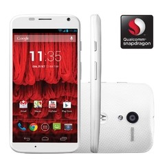 Smartphone Motorola Moto X XT1058 - Branco, Android 4.2, Processador Dual Core 1.7 Ghz, Tela 4.7´´ Full HD, 16GB, 10MP, 4G