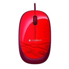 Mouse Com Fio Logitech M105 910-002959 Vermelho
