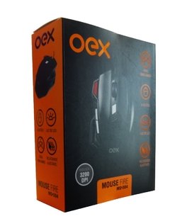 Mouse Gamer Oex Fire Ms304 Preto, 6 Botões e Scroll na internet