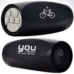 MP3 Player You Sound Bike Preto, Entrada Cartão Micro SD, Função Pen Drive, Alto-Falante Externo