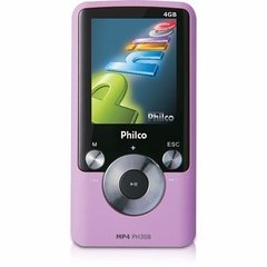 MP4 Player Philco PH311L 4GB com Rádio FM e Gravador de Voz - Lavanda