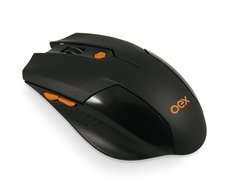 Mouse Gamer Sem Fio Oex Vertex Ms400 Preto, 6 Botões e Scroll