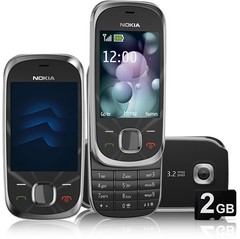 Celular Nokia 7230 Slide GRAFITE, 3g, 3.2mp, Bluetooth Mp3