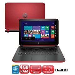 Notebook HP 14-V060br Vermelho, Processador Intel® Core(TM) i5-4210U, 4Gb, HD 500Gb, 14" W8.1 na internet