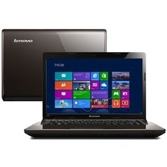 Notebook Lenovo G480 59-340571 Marrom Metal 3ª Ger Intel® Core(TM) i5 3210M, 4Gb, HD 500Gb, LED 14" W8