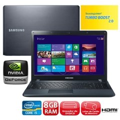 Notebook Samsung Ativ Book 2 270E5g-Kd2 Branco Intel® Core(TM) i5-3210M, 8Gb, HD 1Tb, LED 15.6" W8.1