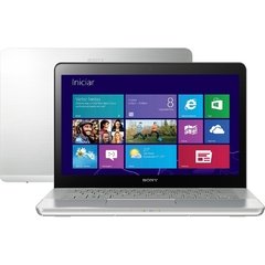 Notebook Sony Fit 14 Svf14a17pbs Prata 3ª Ger Intel® Core(TM) i7 3537U 6 Gb, HD 750 Gb LED 14" Touch W8