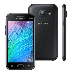 Smartphone Samsung Galaxy J1 J100 Duos Dual Chip PRETO Android 4.4 Tela 4.3" 4GB 4G Wi-Fi Câmera 5MP - comprar online